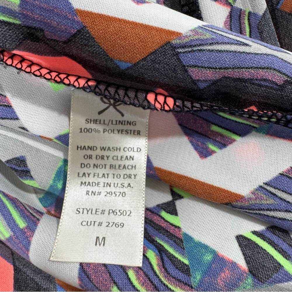 Everly Geometric Print Sleeveless Romper Size M - Picture 11 of 11